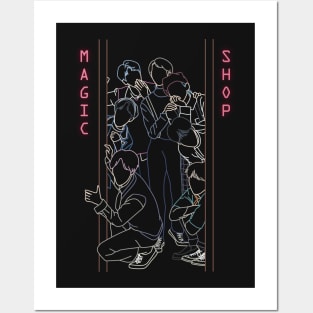 BTS MAGIC SHOP LINE ART Posters and Art